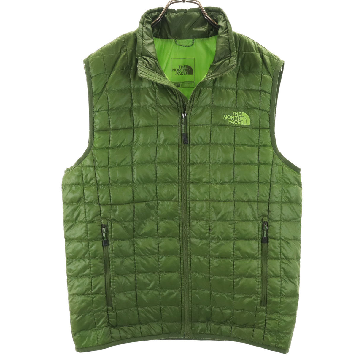 THE NORTH FACE ザノースフェイス 中綿ベスト S グリーン アウトドア メンズ
