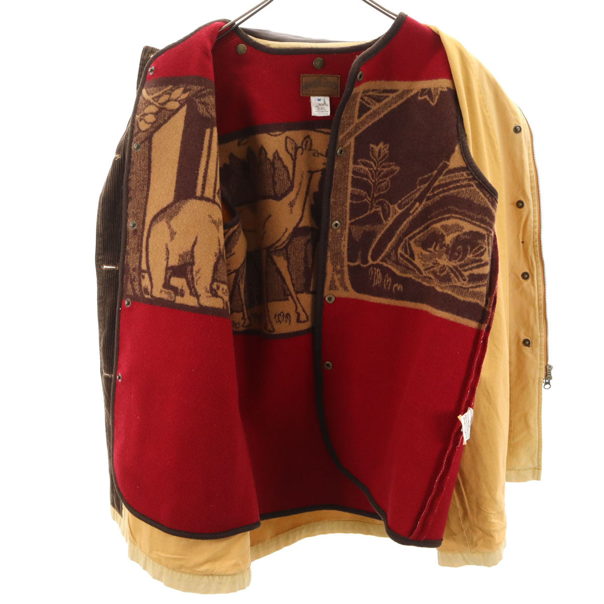 PENDLETON ペンドルトン 90s オールド ライナー付き ハンティングジャケット M ベージュ系 レディース