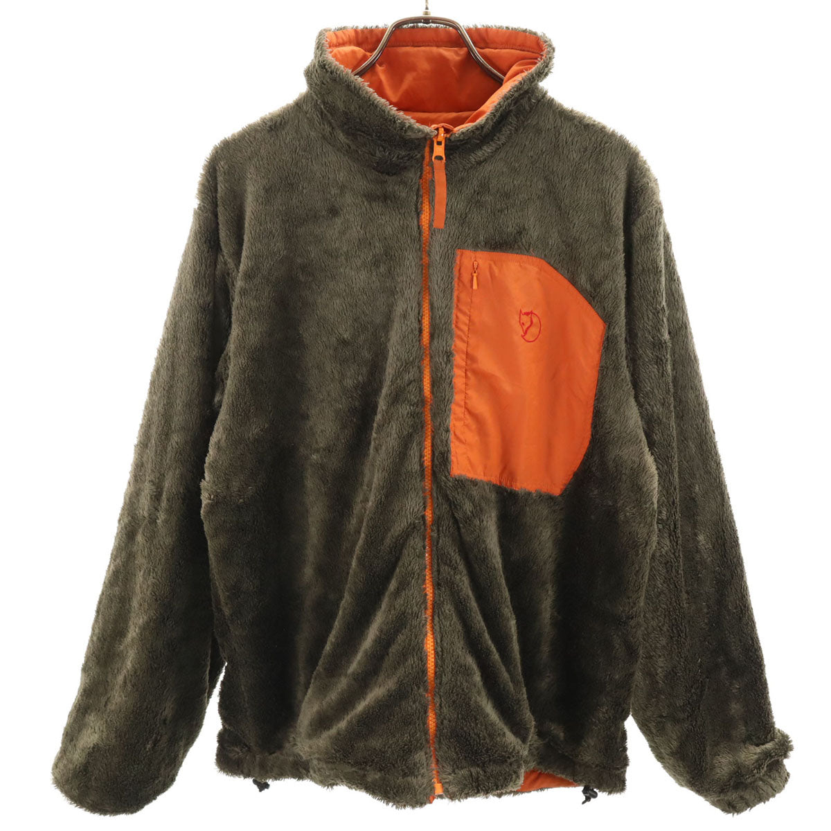 FJALLRAVEN フェールラーベン リバーシブル ジャケット L オレンジ アウトドア メンズ