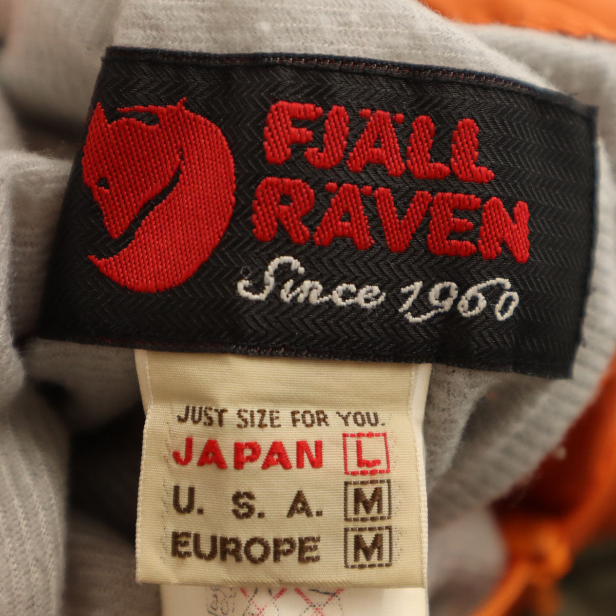 FJALLRAVEN フェールラーベン リバーシブル ジャケット L オレンジ アウトドア メンズ