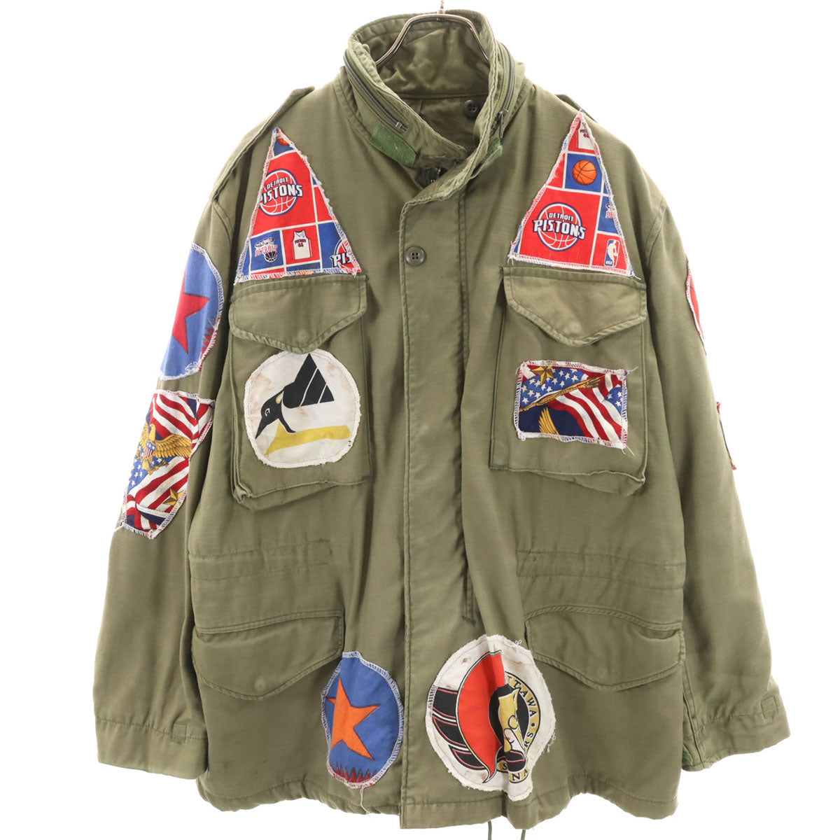 アメリカ軍 ミリタリージャケット M カーキ メンズ