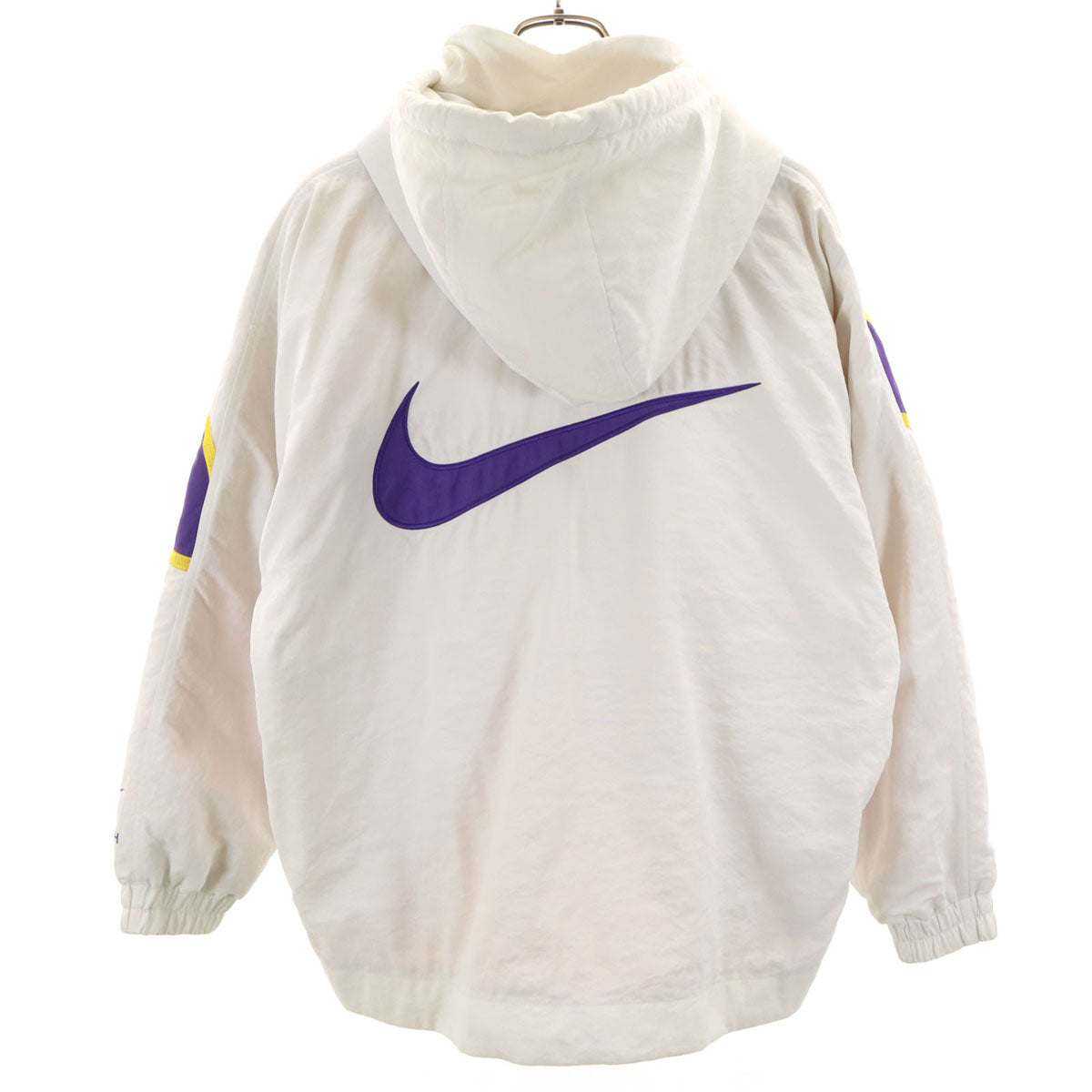 NIKE ナイキ アンブッシュ バック ビックスウォッシュ 中綿ジャケット S ホワイト レイカーズ NBA メンズ