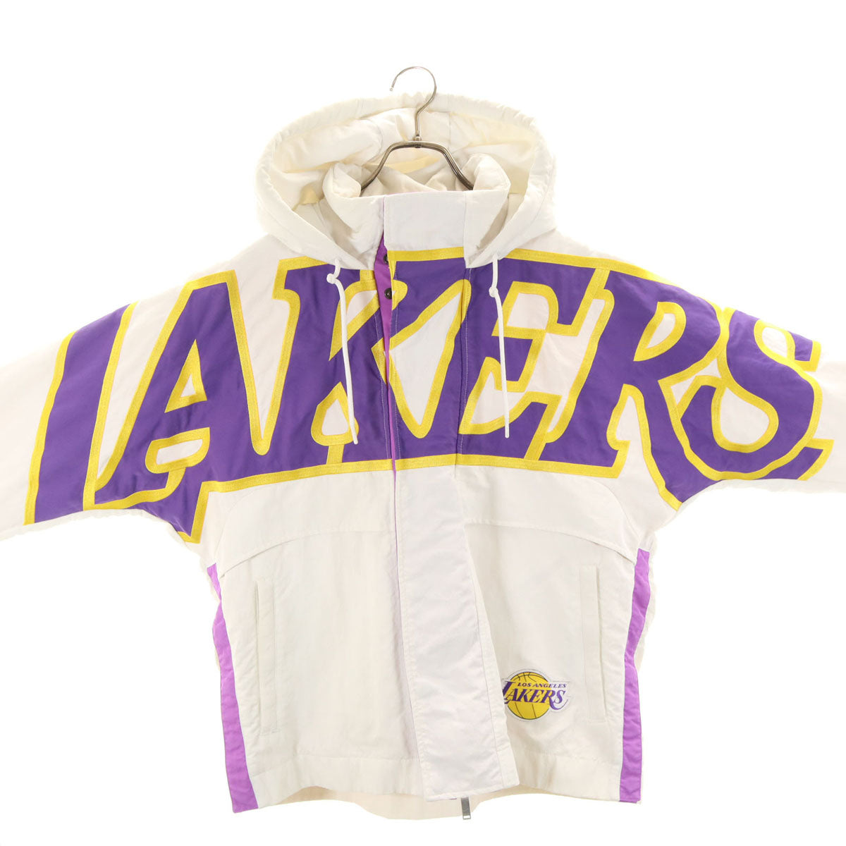 NIKE ナイキ アンブッシュ バック ビックスウォッシュ 中綿ジャケット S ホワイト レイカーズ NBA メンズ