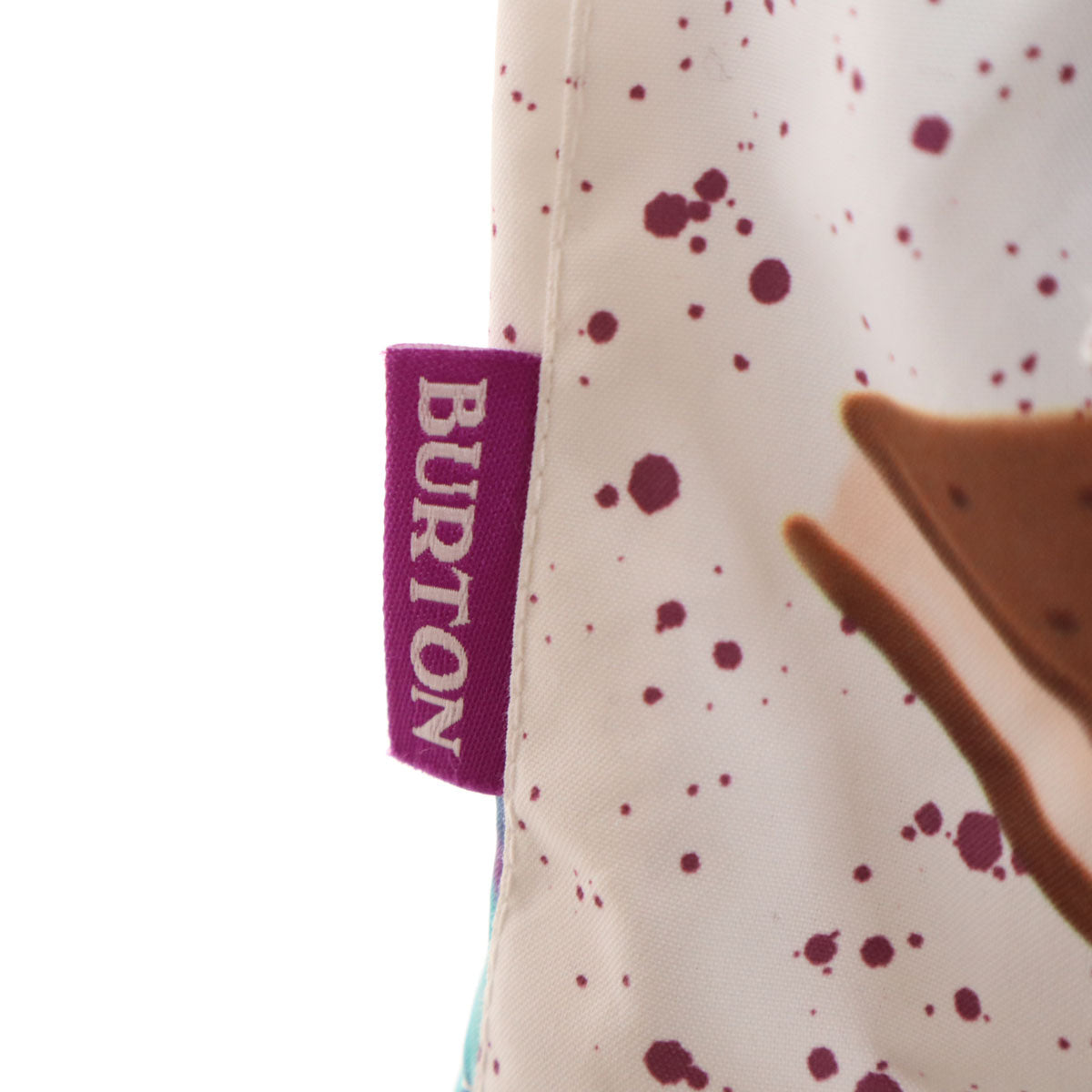 BURTON バートン 総柄 スノーボード ウェア 上下 セットアップ M ホワイト系 スキーウェア キッズ