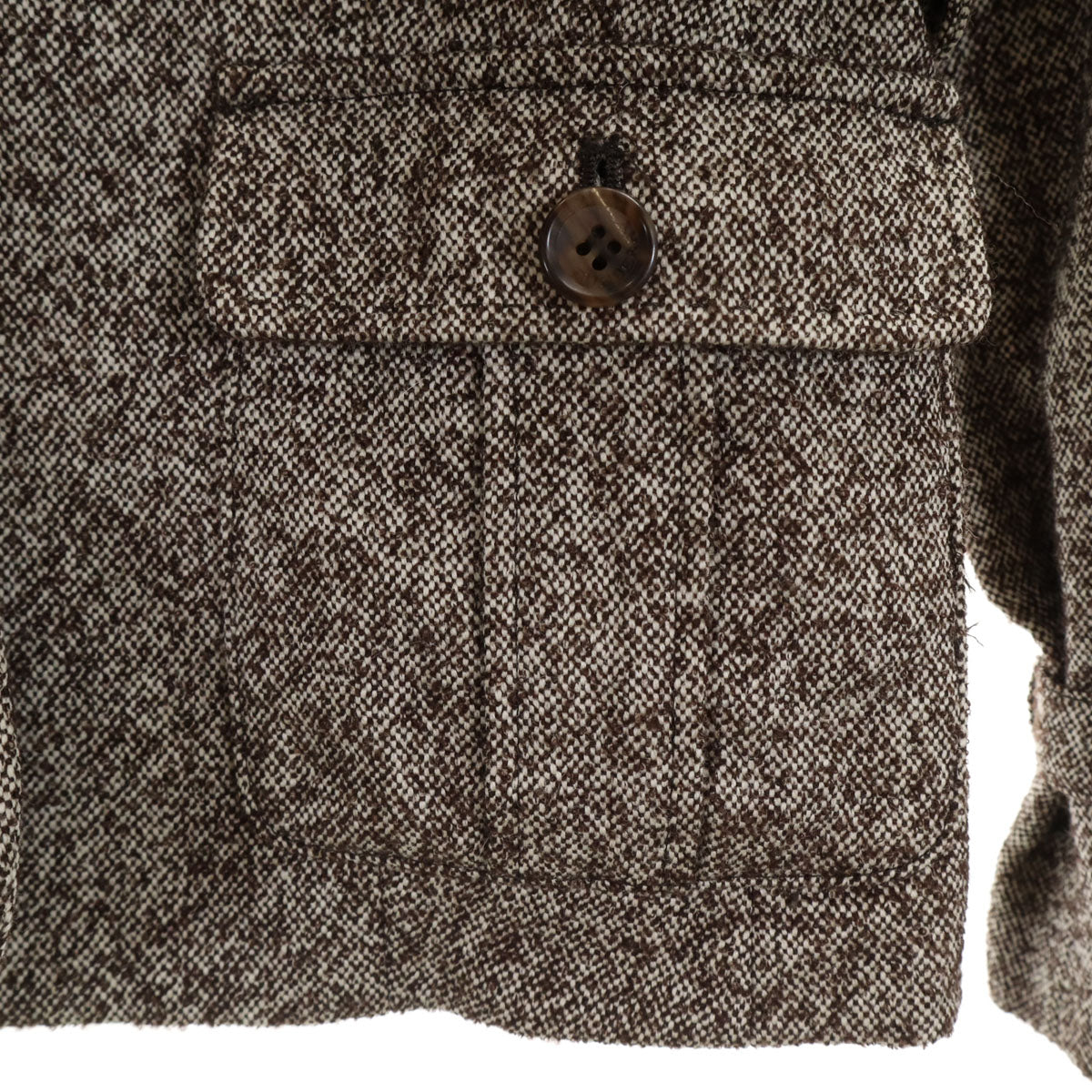 BURBERRY LONDON バーバリーロンドン ウールブレンド パンツスーツ 上下 セットアップ 38/40 ブラウン系 三陽商会 ベルト付き レディース