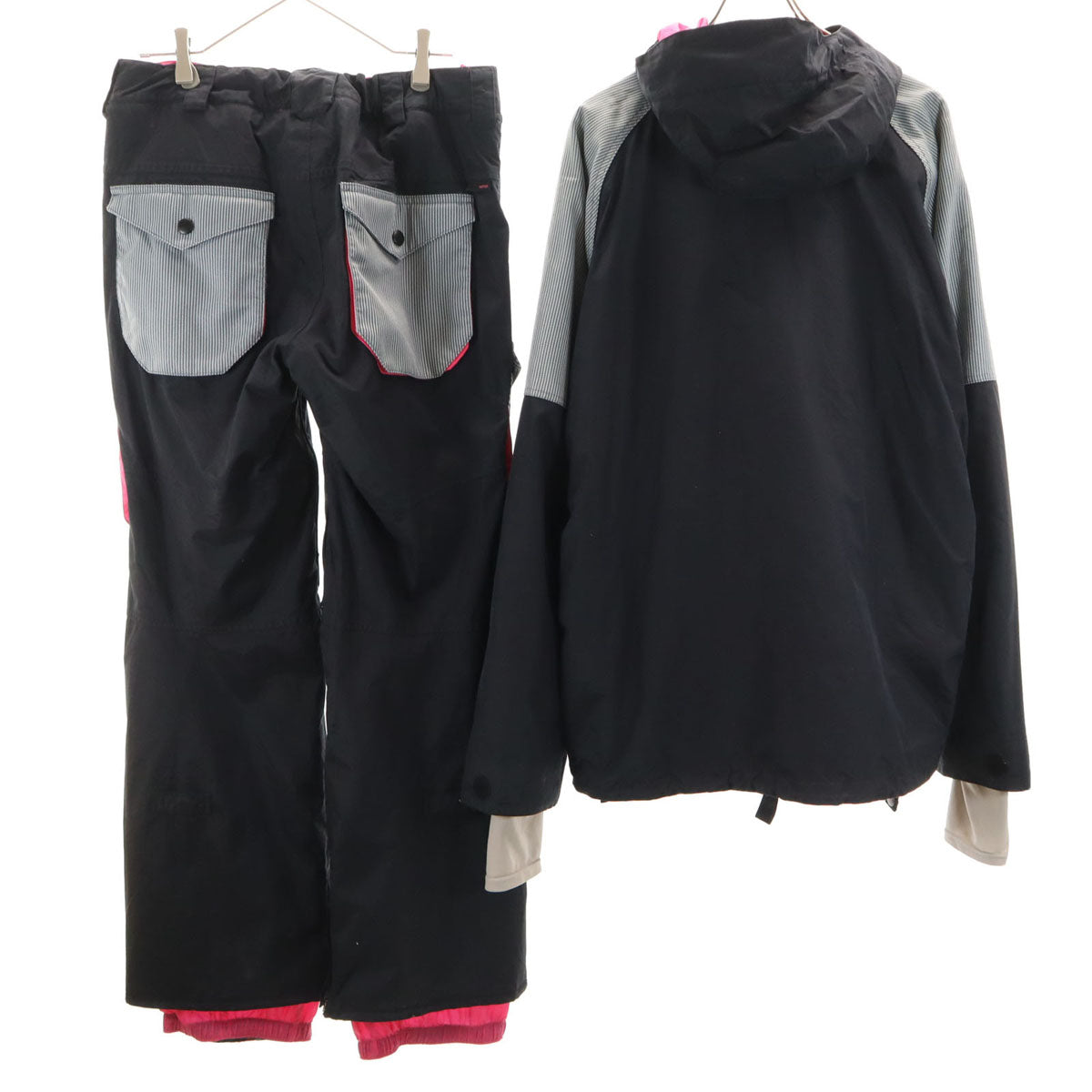 BURTON バートン スノーボード ウェア 上下 セットアップ L グレー系 メンズ