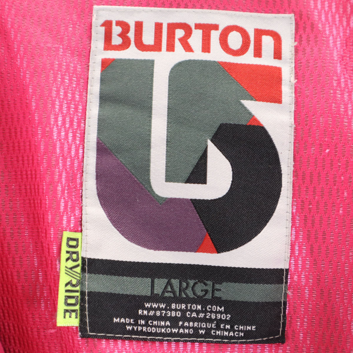 BURTON バートン スノーボード ウェア 上下 セットアップ L グレー系 メンズ