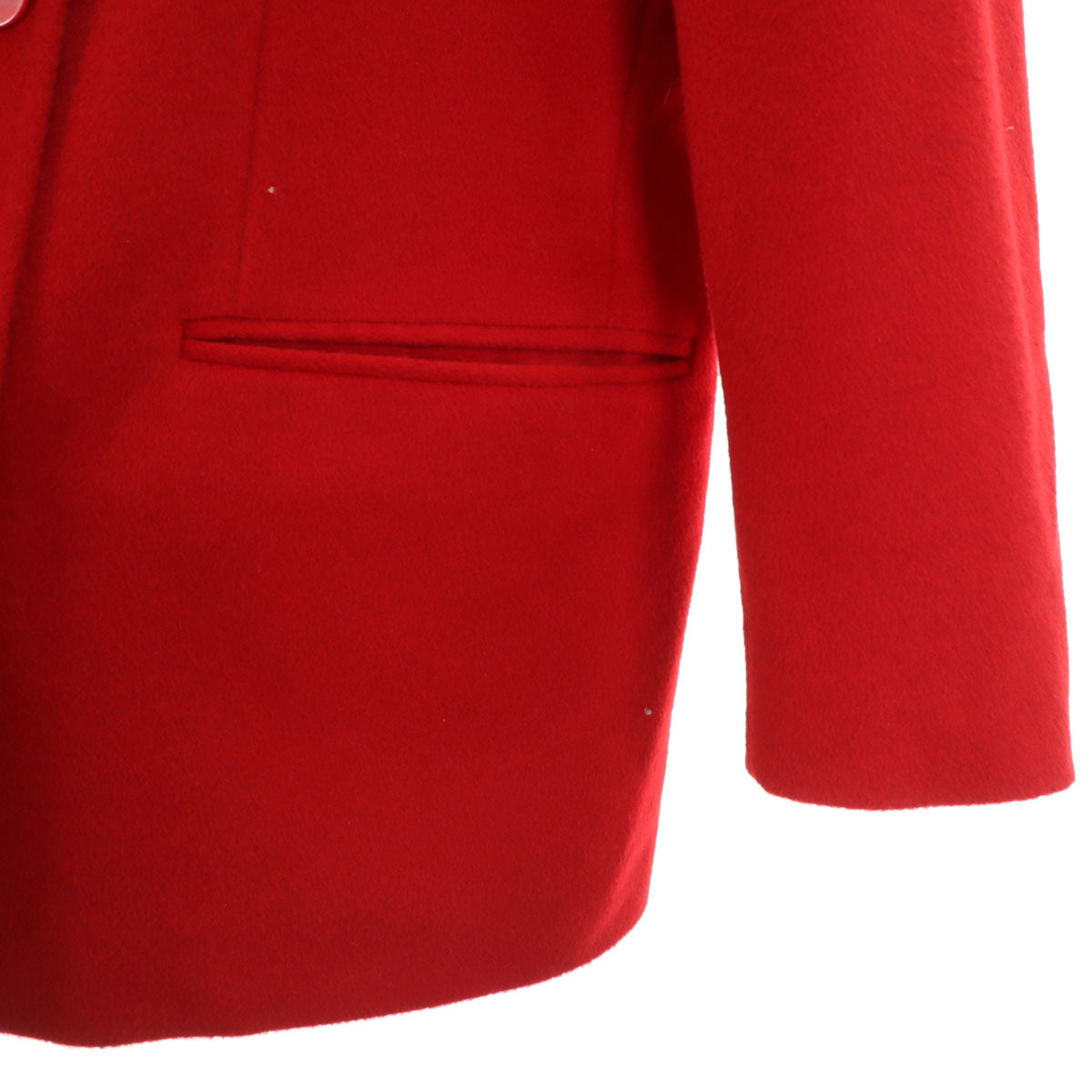 Herno ヘルノ 90s イタリア製 ウールブレンド オールド スカートスーツ 上下 セットアップ 46 レッド レディース