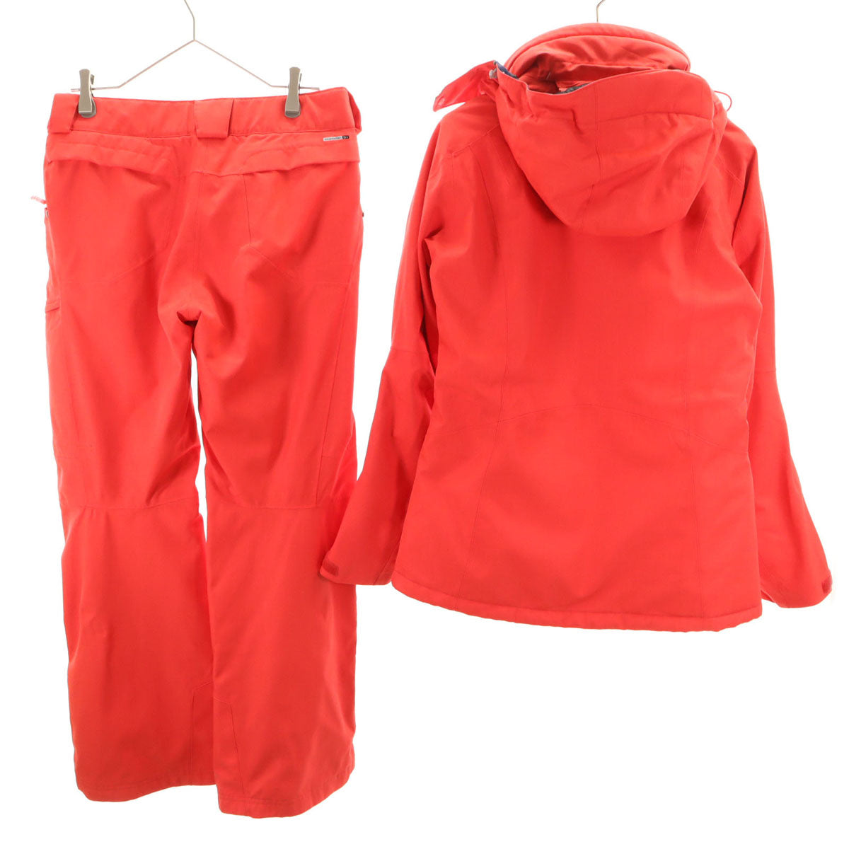 SALOMON サロモン スノーボード ウェア 上下 セットアップ M オレンジ系 スキーウェア レディース