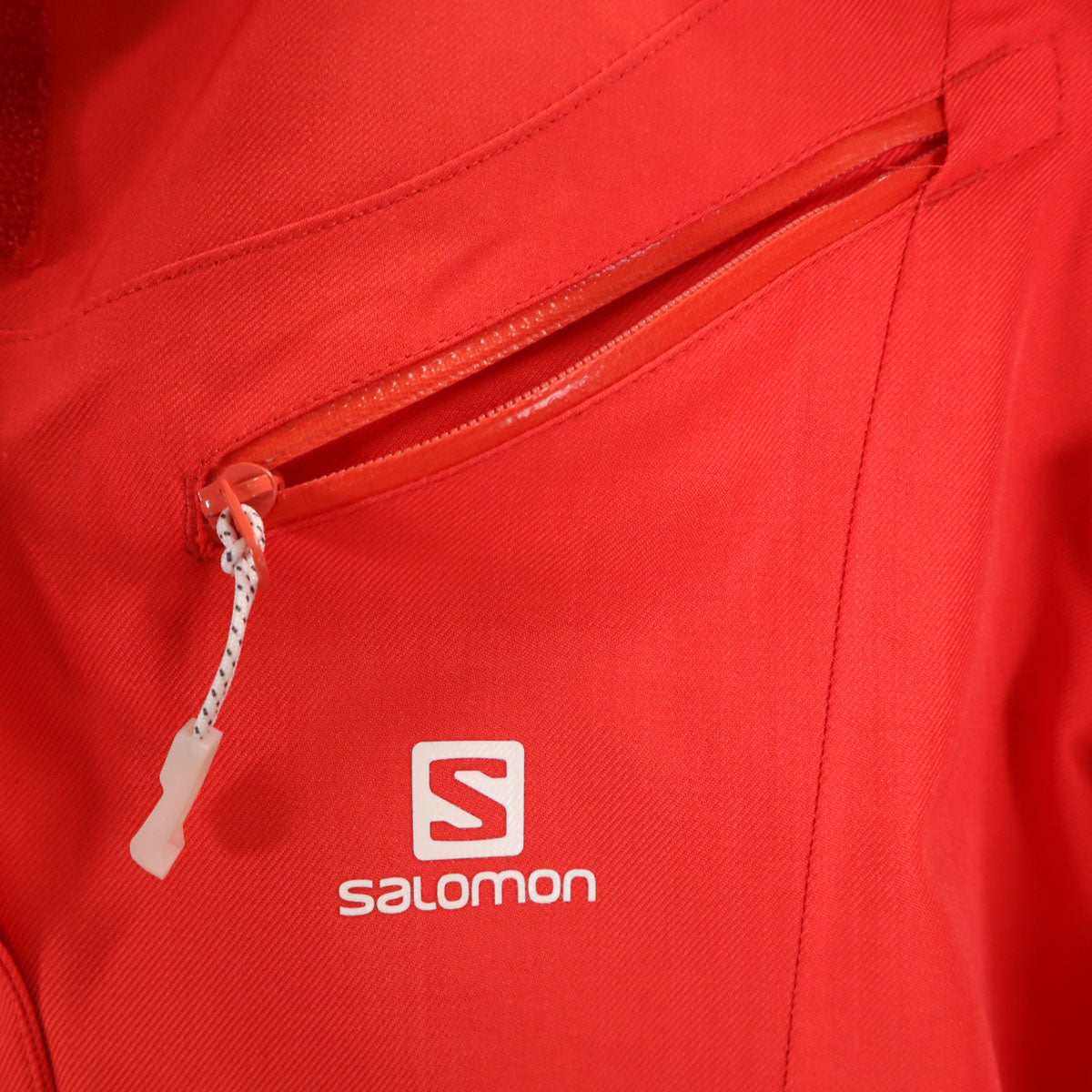 SALOMON サロモン スノーボード ウェア 上下 セットアップ M オレンジ系 スキーウェア レディース