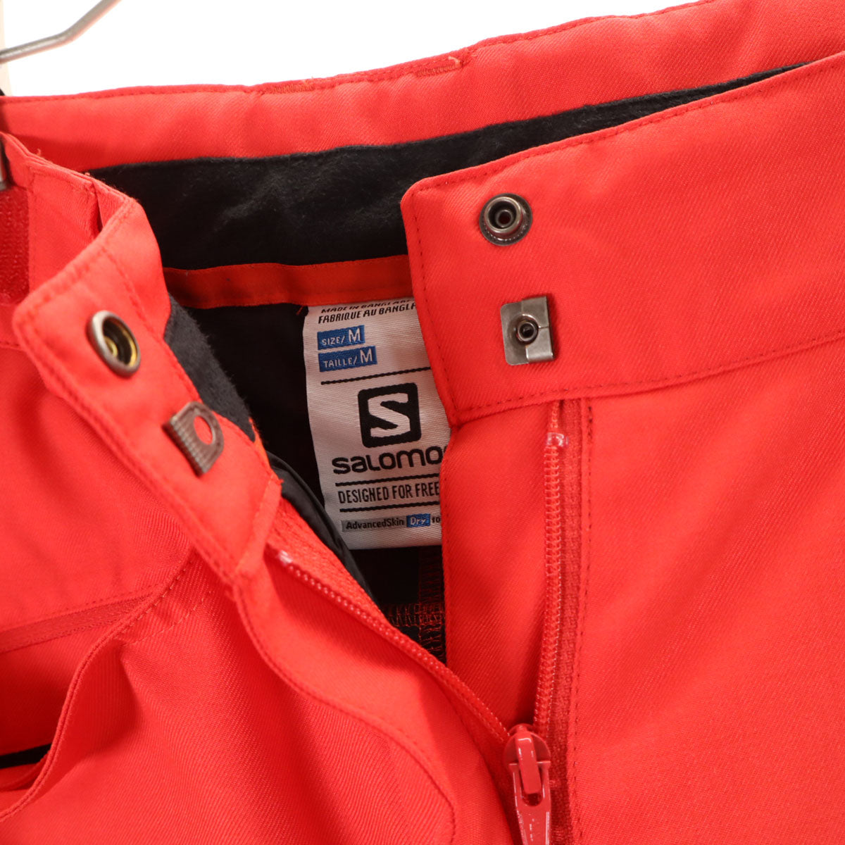 SALOMON サロモン スノーボード ウェア 上下 セットアップ M オレンジ系 スキーウェア レディース