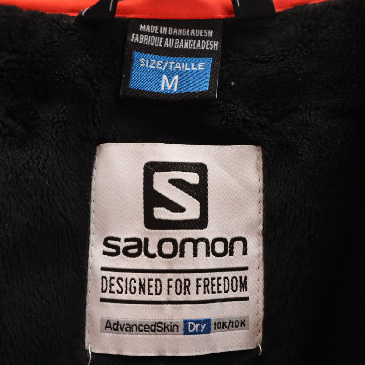 SALOMON サロモン スノーボード ウェア 上下 セットアップ M オレンジ系 スキーウェア レディース
