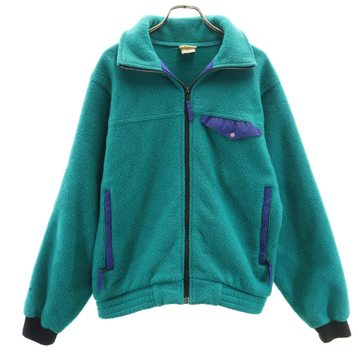 L.L.Bean エルエルビーン 80s USA製 ヴィンテージ フリースジャケット S グリーン系 アウトドア メンズ