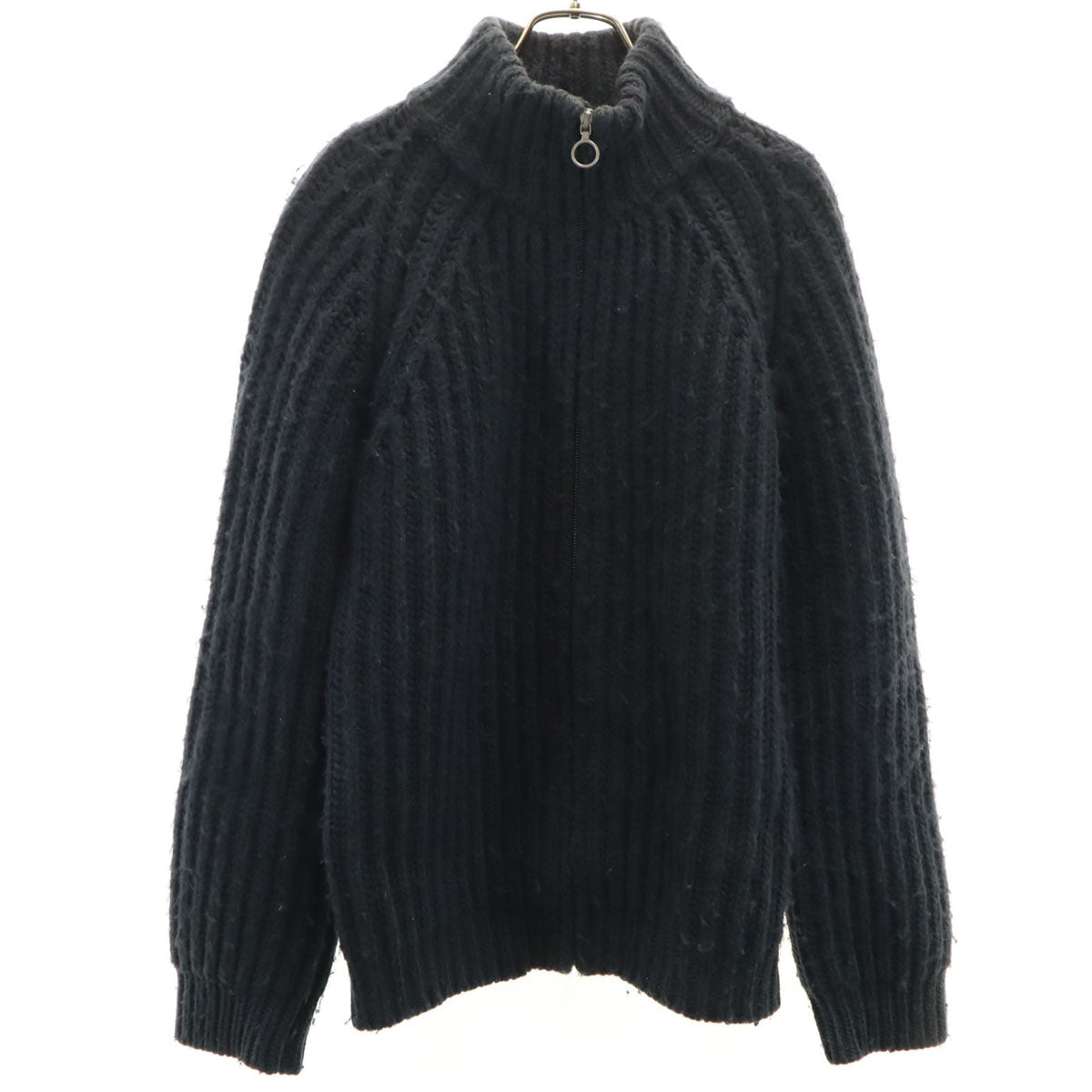 AURALEE オーラリー 日本製 ニットジャケット 3 ネイビー系 メンズ