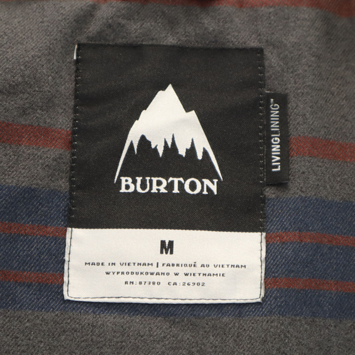 BURTON バートン スノーボード ジャケット M ブラック メンズ