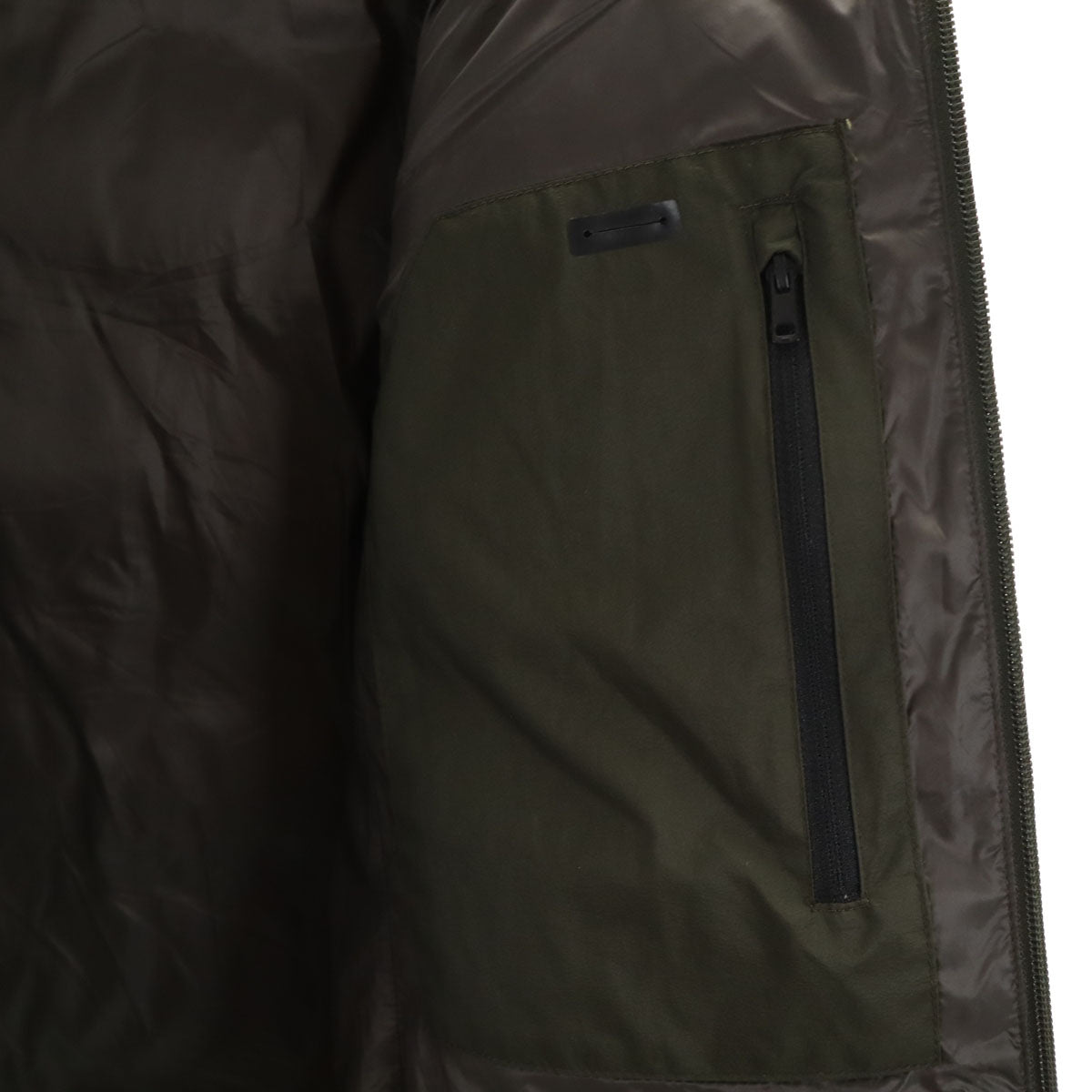 UNIQLO ユニクロ シームレス ダウンパーカー S カーキ メンズ