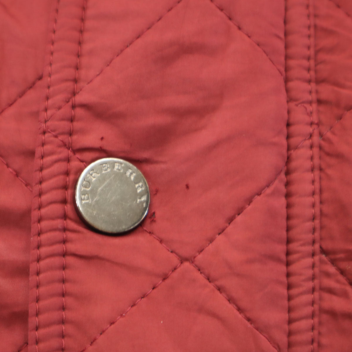 BURBERRY バーバリー キルティングジャケット M レッド系 メンズ