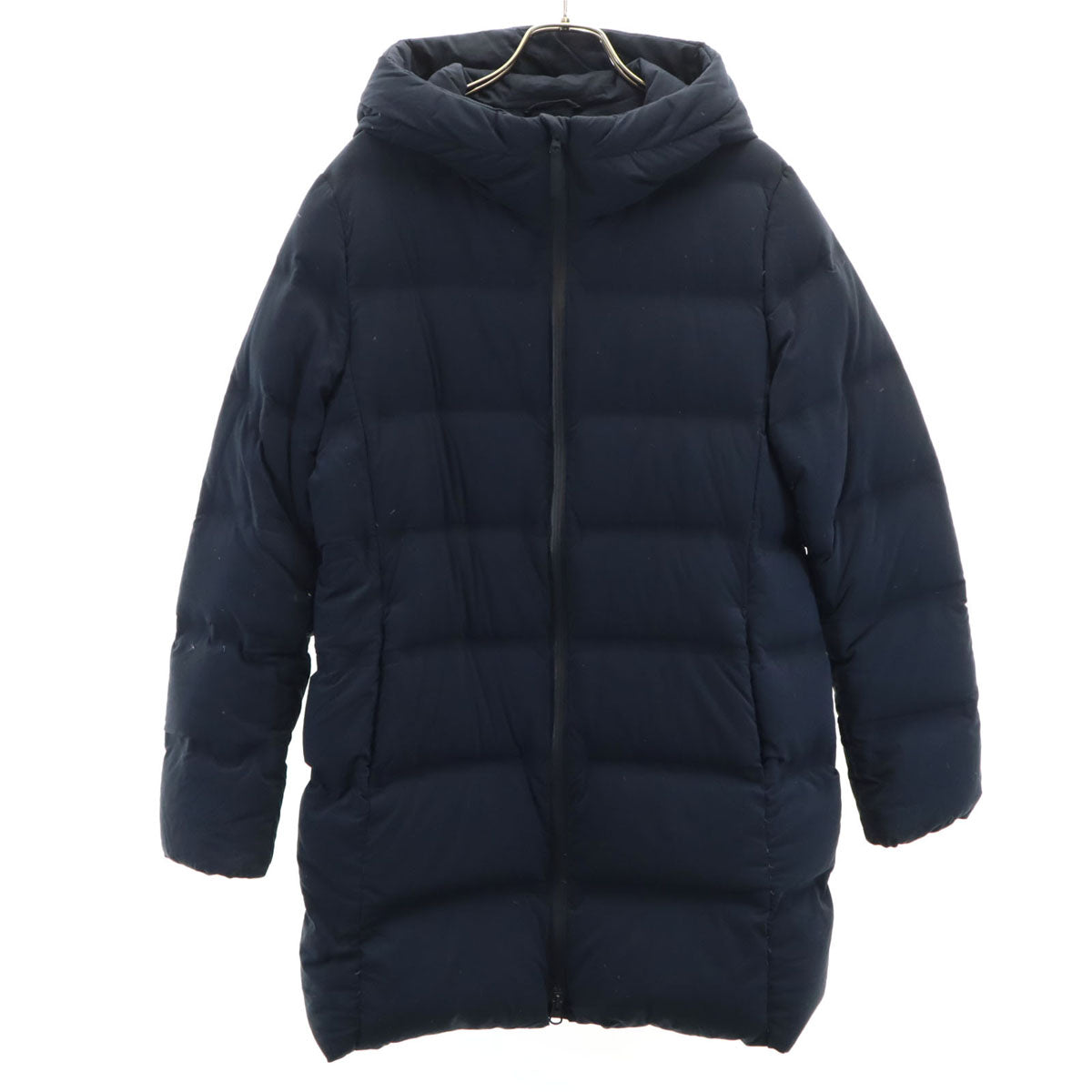 UNIQLO ユニクロ シームレス ダウンジャケット L ネイビー レディース