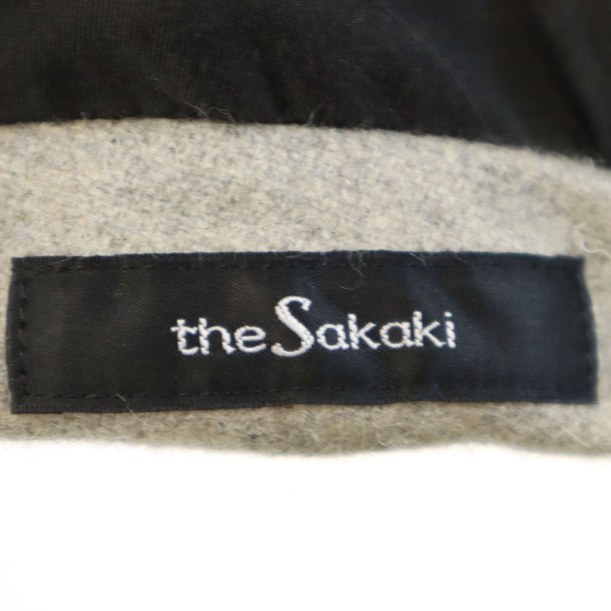 the Sakaki ザ サカキ 日本製 ウールブレンド ブルゾン M グレー メンズ