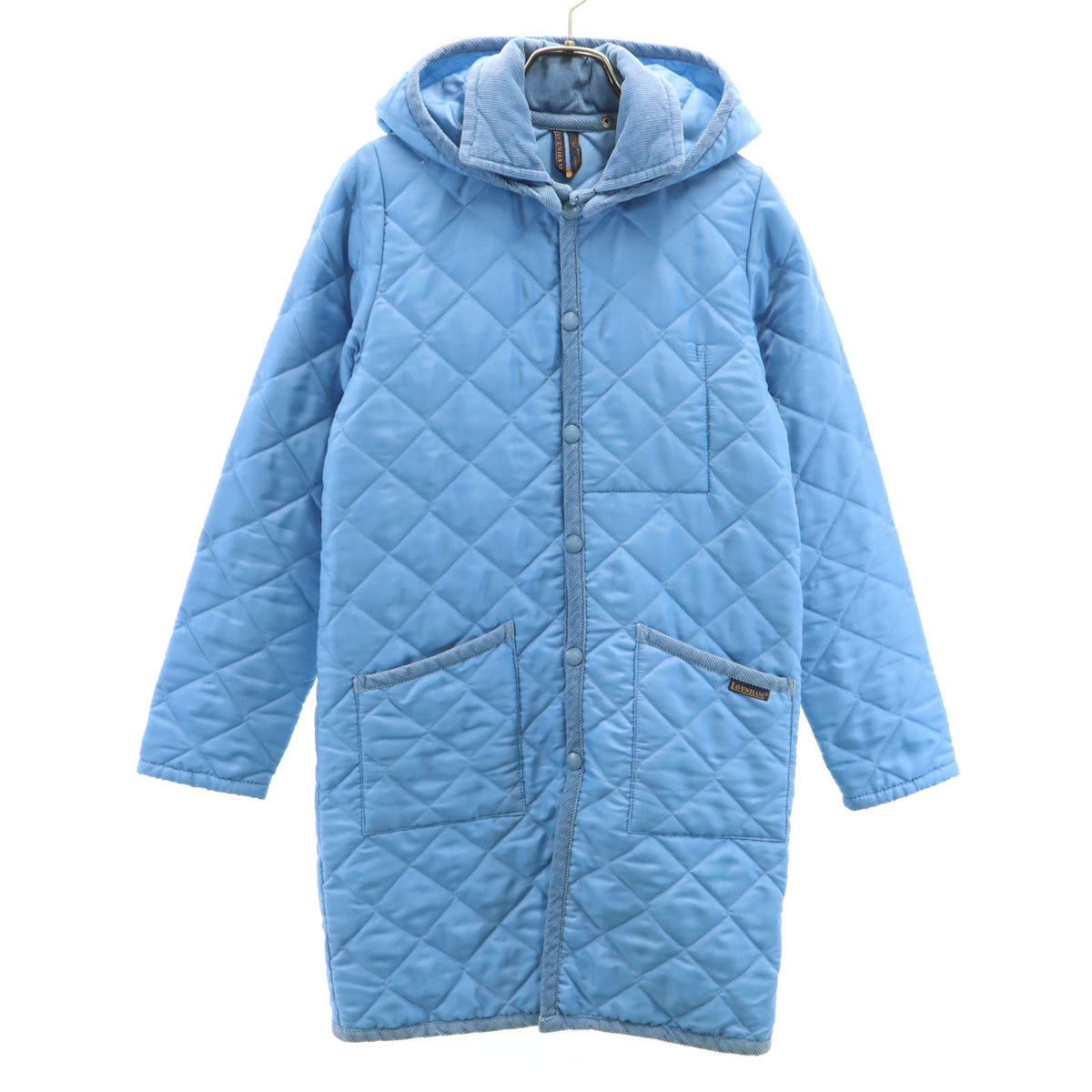 LAVENHAM ラベンハム イングランド製 キルティングコート 34 水色 レディース