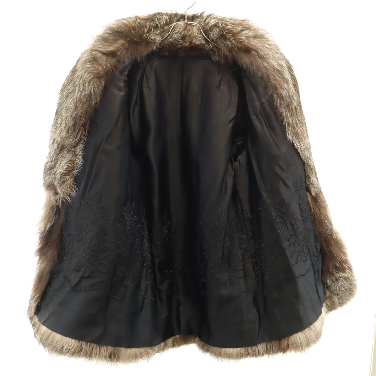 毛皮コート ブラウン レディース