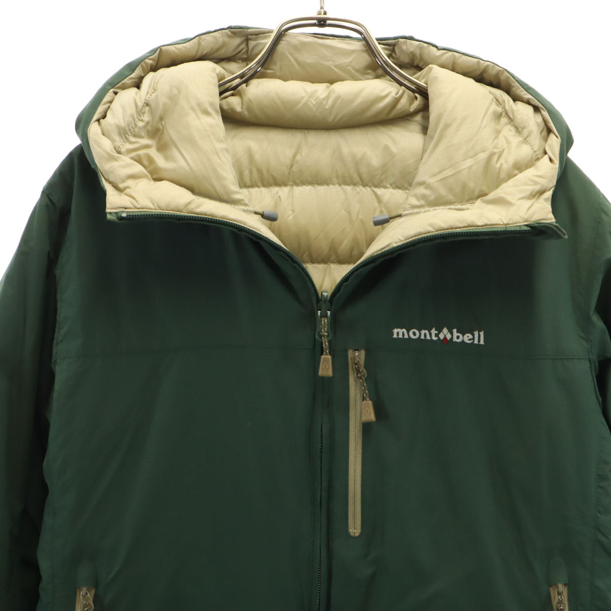 mont-bell モンベル コロラド リバーシブル ダウンジャケット M グリーン系 レディース