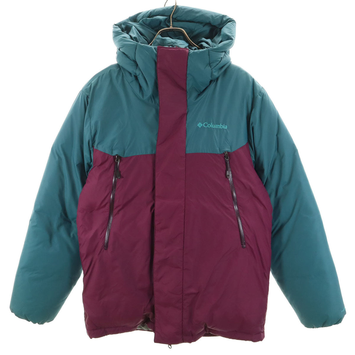 Columbia コロンビア ダウンジャケット M グリーン系 アウトドア メンズ