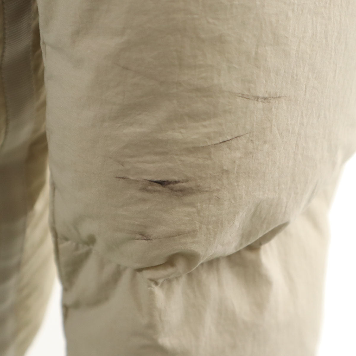 nano universe ナノユニバース 西川ダウン SHIELD ダウンジャケット XL ベージュ メンズ