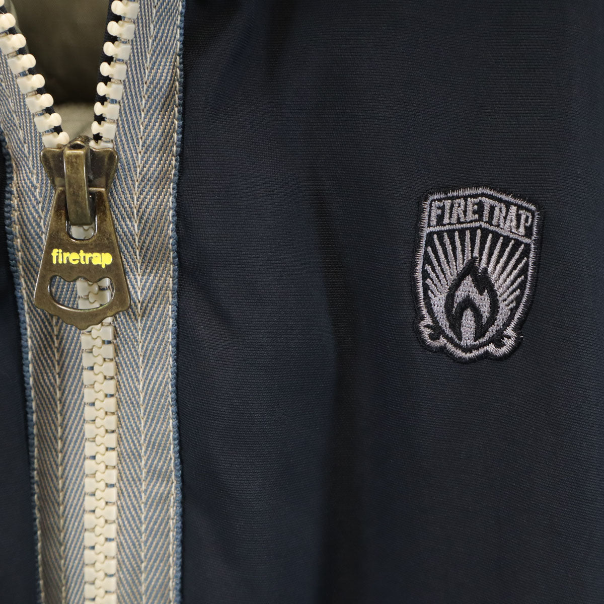 美品 FIRETRAP ダウンジャケット M ネイビー系 メンズ