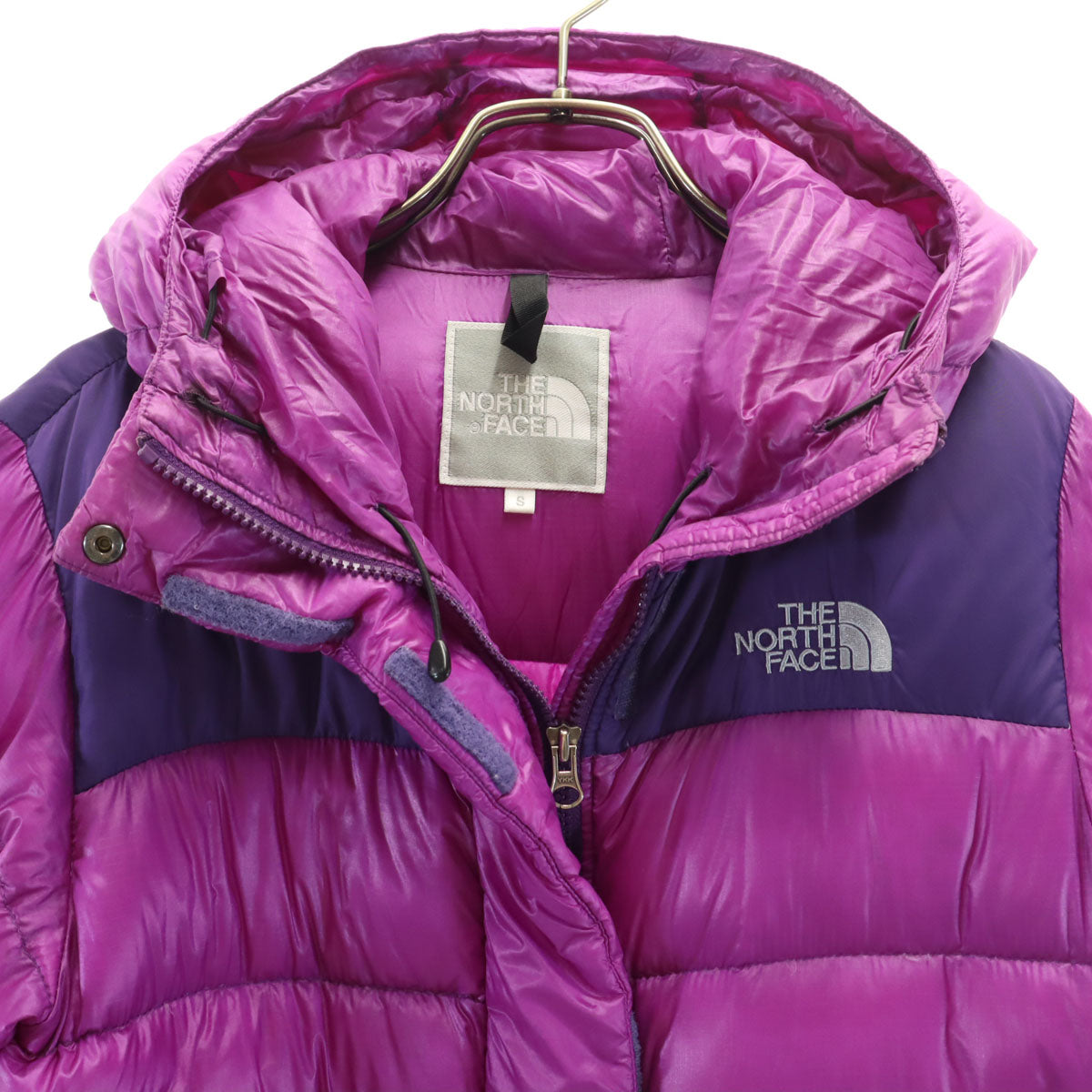 THE NORTH FACE ザノースフェイス ダウンジャケット S パープル系 アウトドア NDW18903 レディース