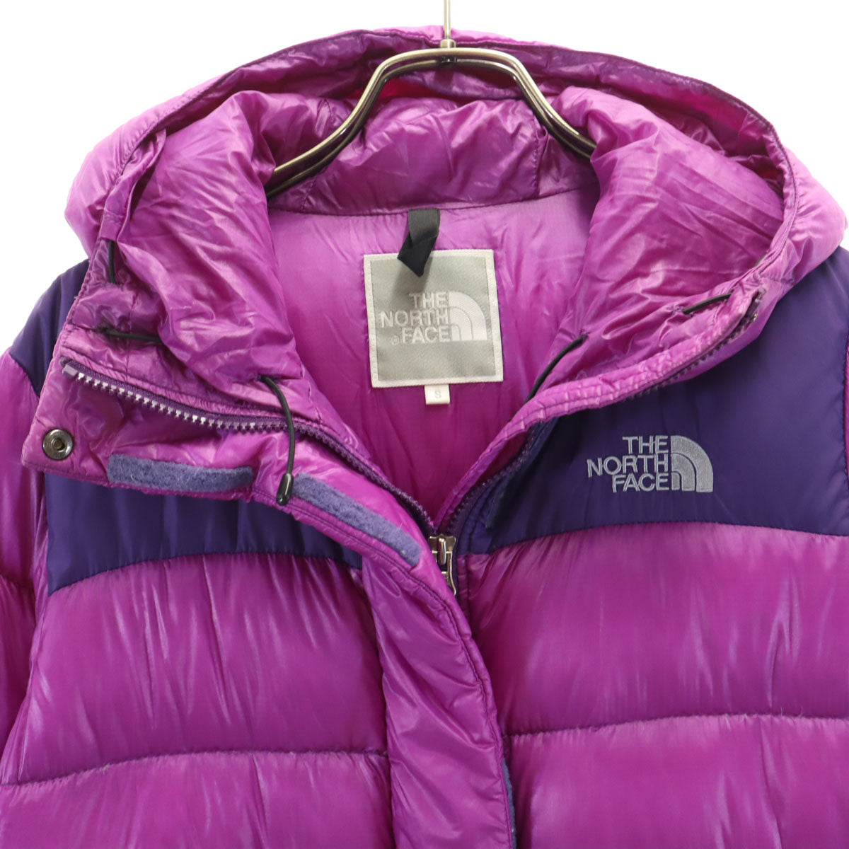 THE NORTH FACE ザノースフェイス ダウンジャケット S パープル系 アウトドア NDW18903 レディース