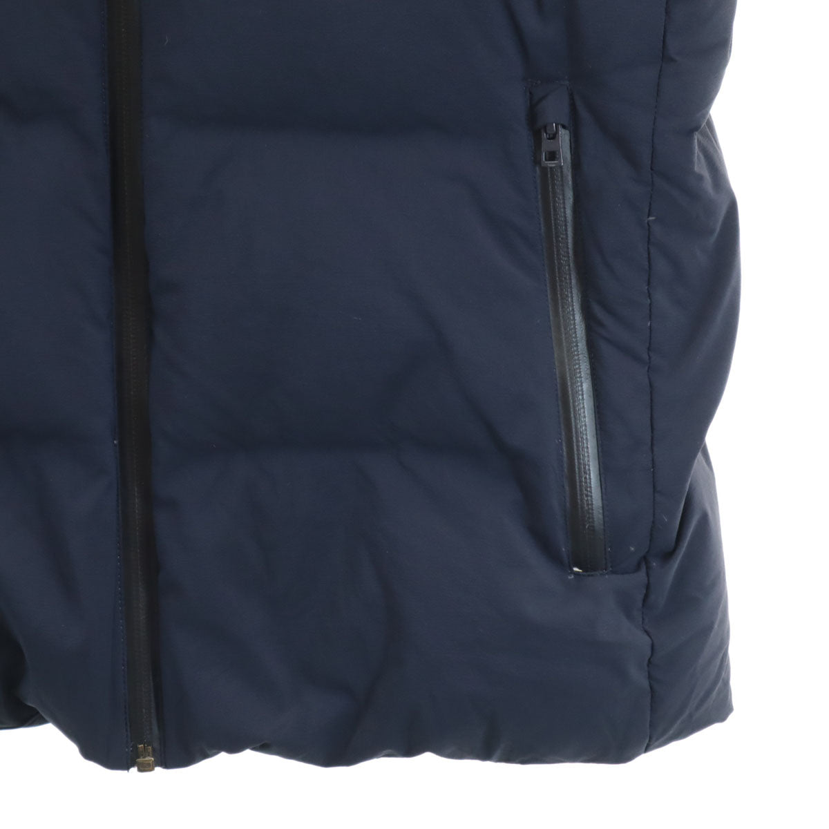 UNIQLO ユニクロ シームレス ダウンパーカー M ネイビー メンズ