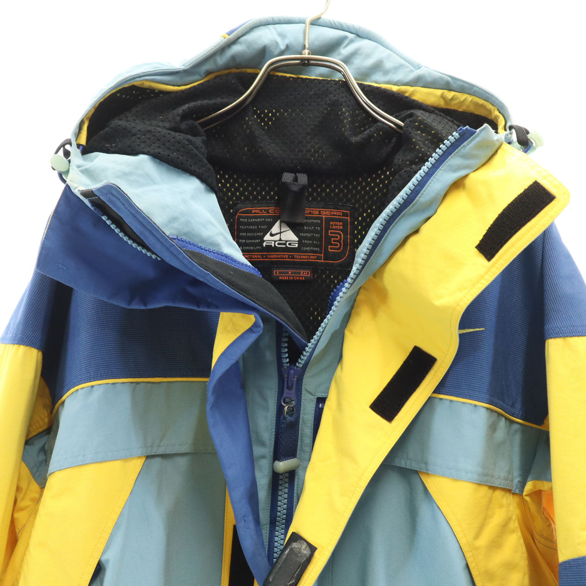 NIKE ACG ナイキエーシージー 90s オールド スキー ナイロンジャケット S ブルー系 メンズ