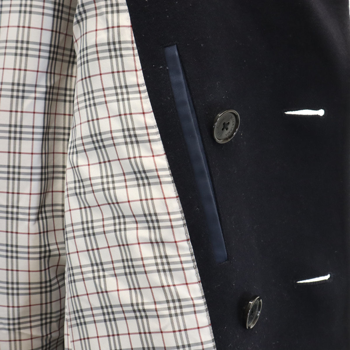 BLACK LABEL CRESTBRIDGE ブラックレーベルクレストブリッジ ウールブレンド ピーコート M ネイビー系 メンズ