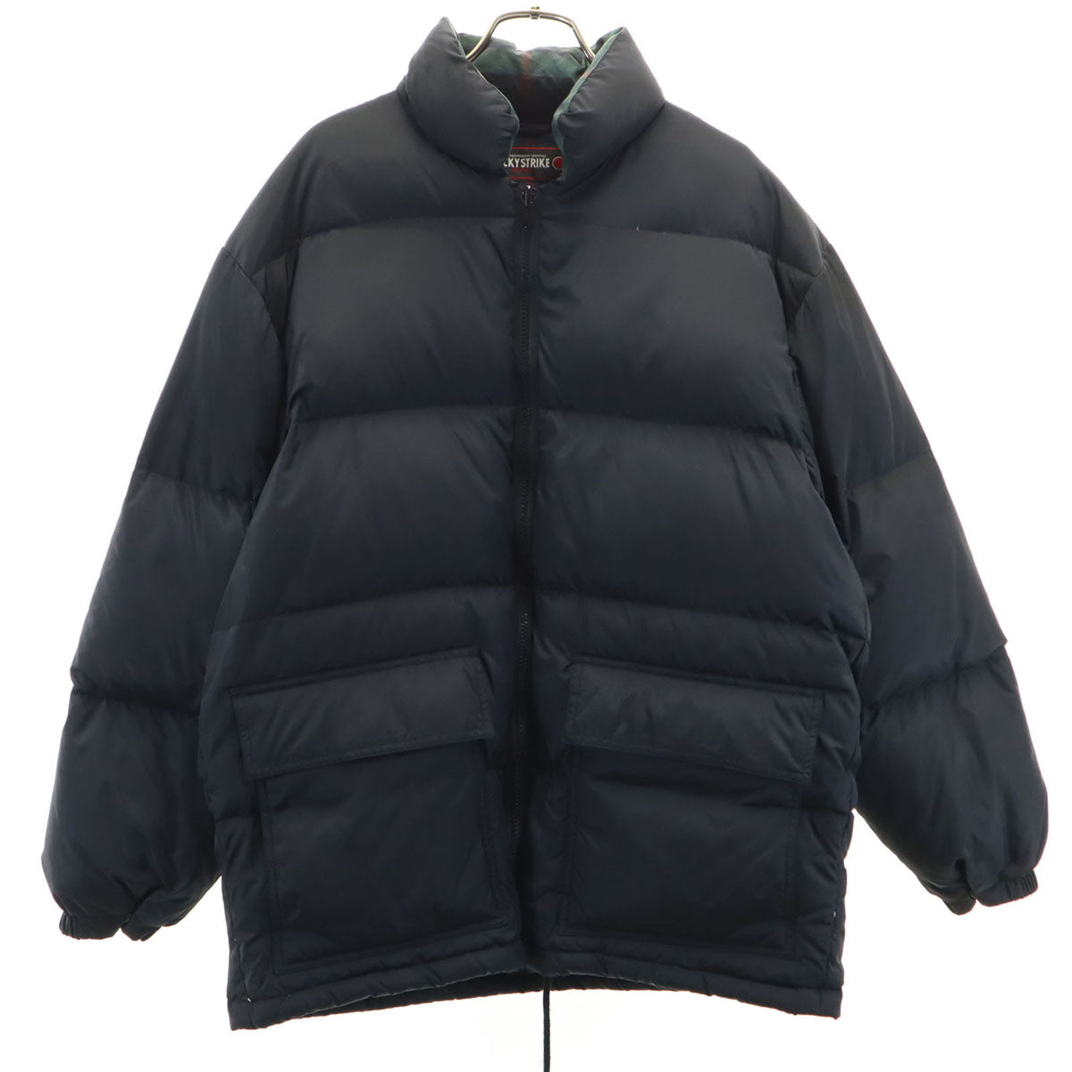 LUCKY STRIKE ラッキーストライク ダウンジャケット M ブラック メンズ