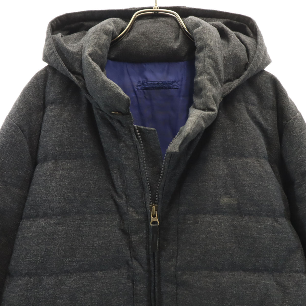 LACOSTE ラコステ ダウンジャケット 50 チャコールグレー メンズ