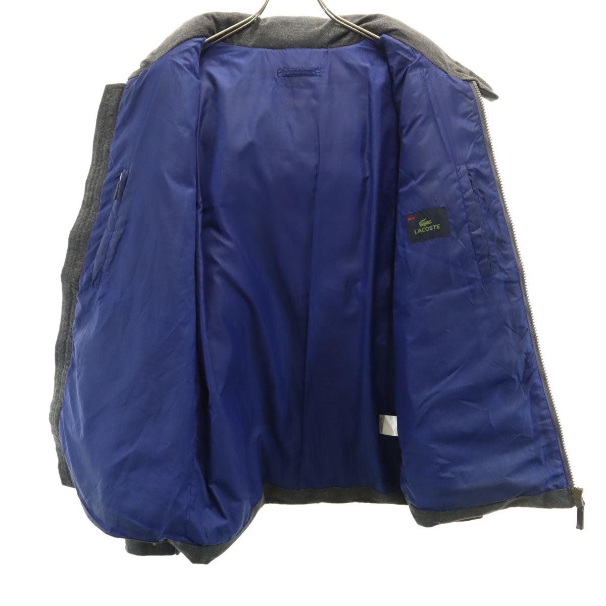 LACOSTE ラコステ ダウンジャケット 50 チャコールグレー メンズ