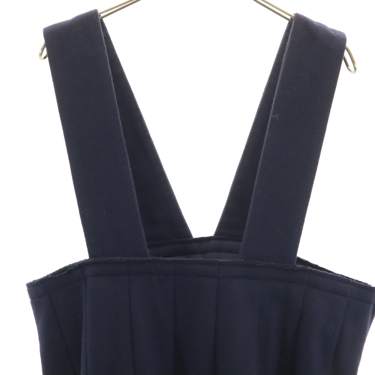 Comme des Garcons Comme des Garcons コムデギャルソンコムデギャルソン 2018年 日本製 ウールブレンド ジャンパースカート M ネイビー レディース