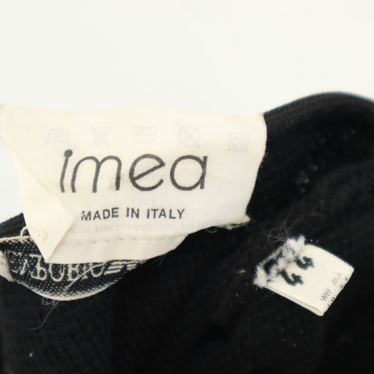 Emporio Armani エンポリオアルマーニ 90s イタリア製 オールド 長袖 カーディガン 44 ブラック レディース