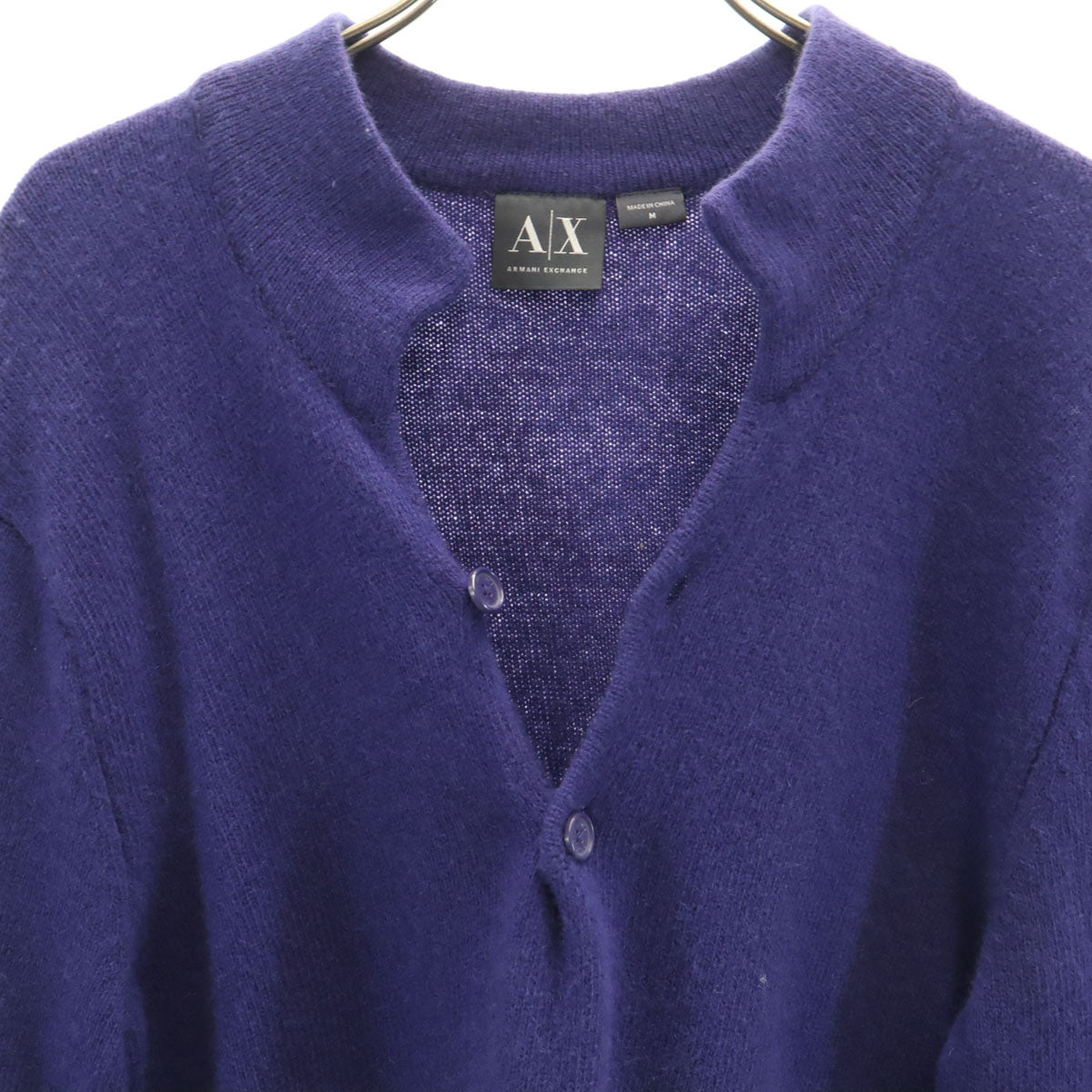 ARMANI EXCHANGE アルマーニエクスチェンジ 長袖 ニット M パープル系 レディース