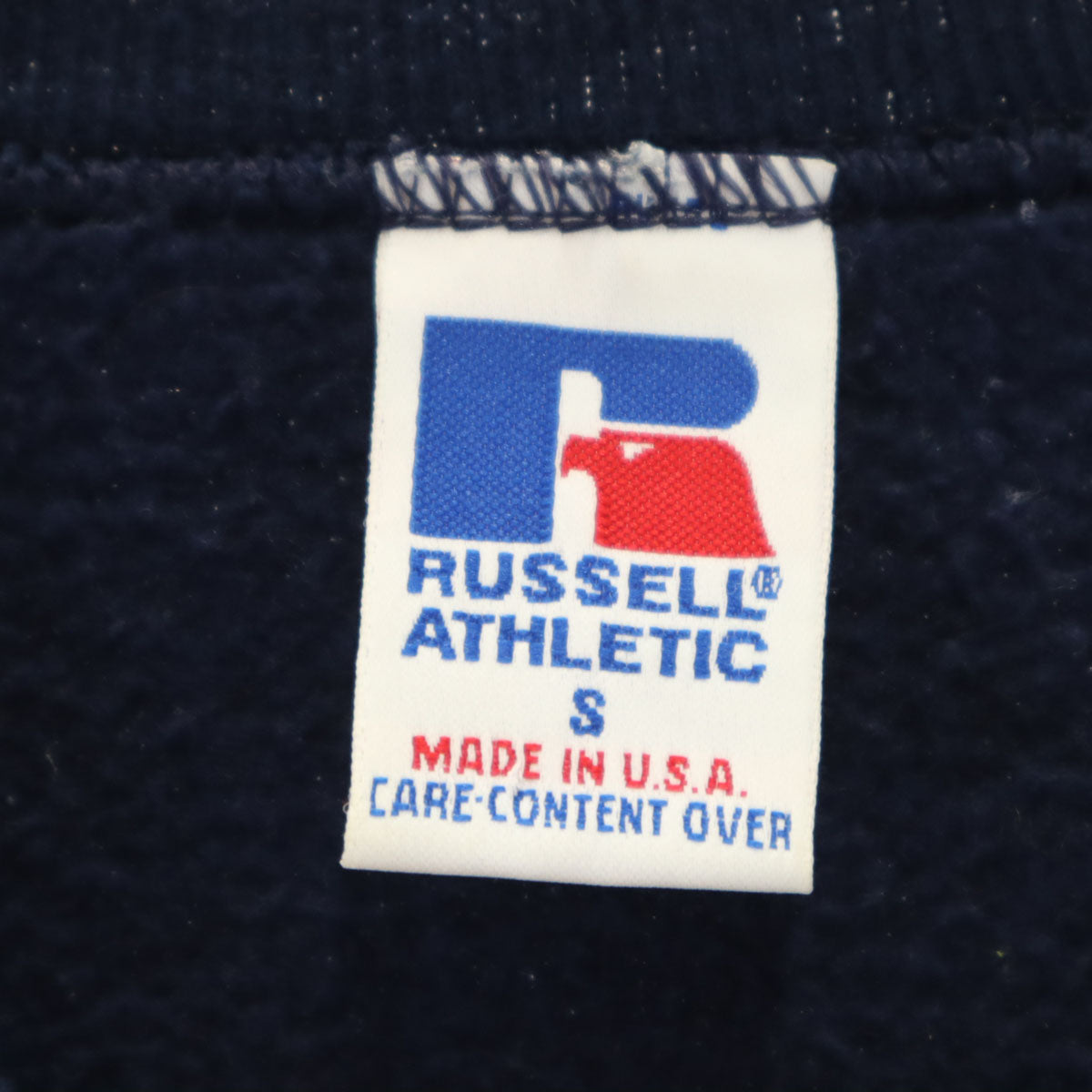 RUSSELL ATHLETIC ラッセルアスレチック 90s USA製 オールド UCLA 長袖 スウェット トレーナー S ネイビー メンズ