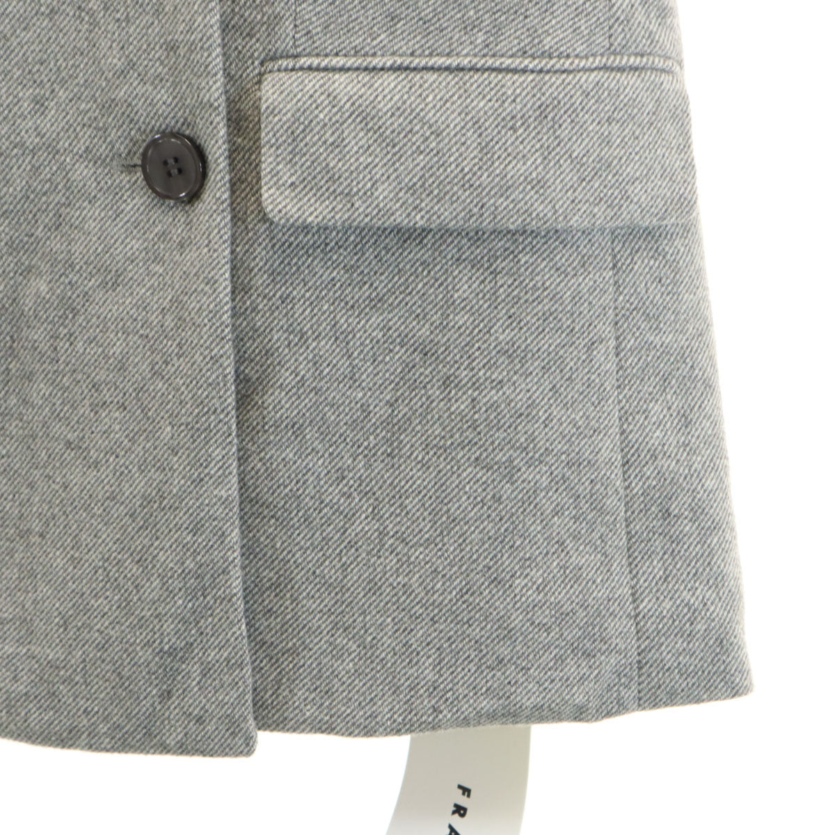 未使用 FRAY I.D フレイアイディー ウールブレンド テーラードジャケット 1 グレー レディース