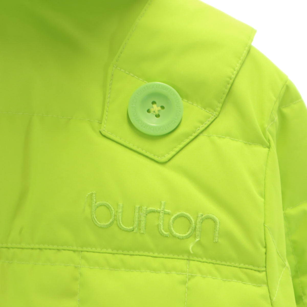 BURTON バートン スノーボード ダウンコート S ライムグリーン レディース