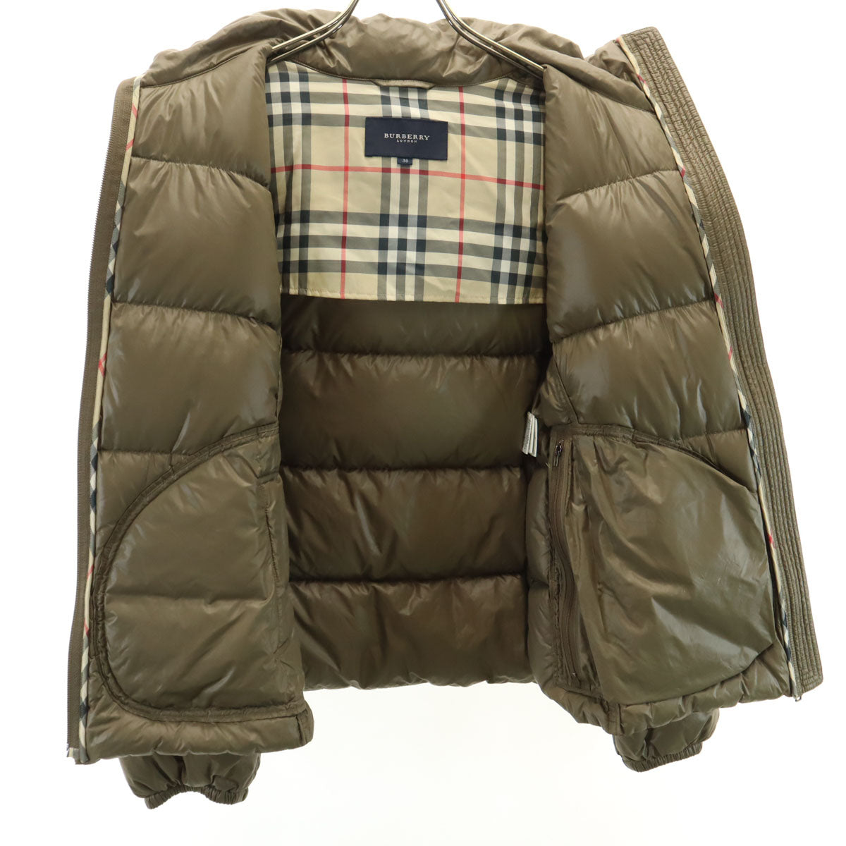 BURBERRY LONDON バーバリーロンドン ダウンジャケット 38 ブラウン系
