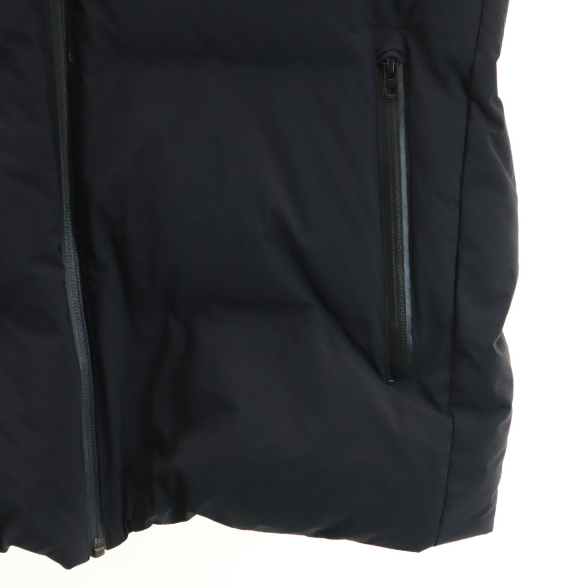 UNIQLO ユニクロ シームレス ダウンパーカー L ネイビー系 メンズ