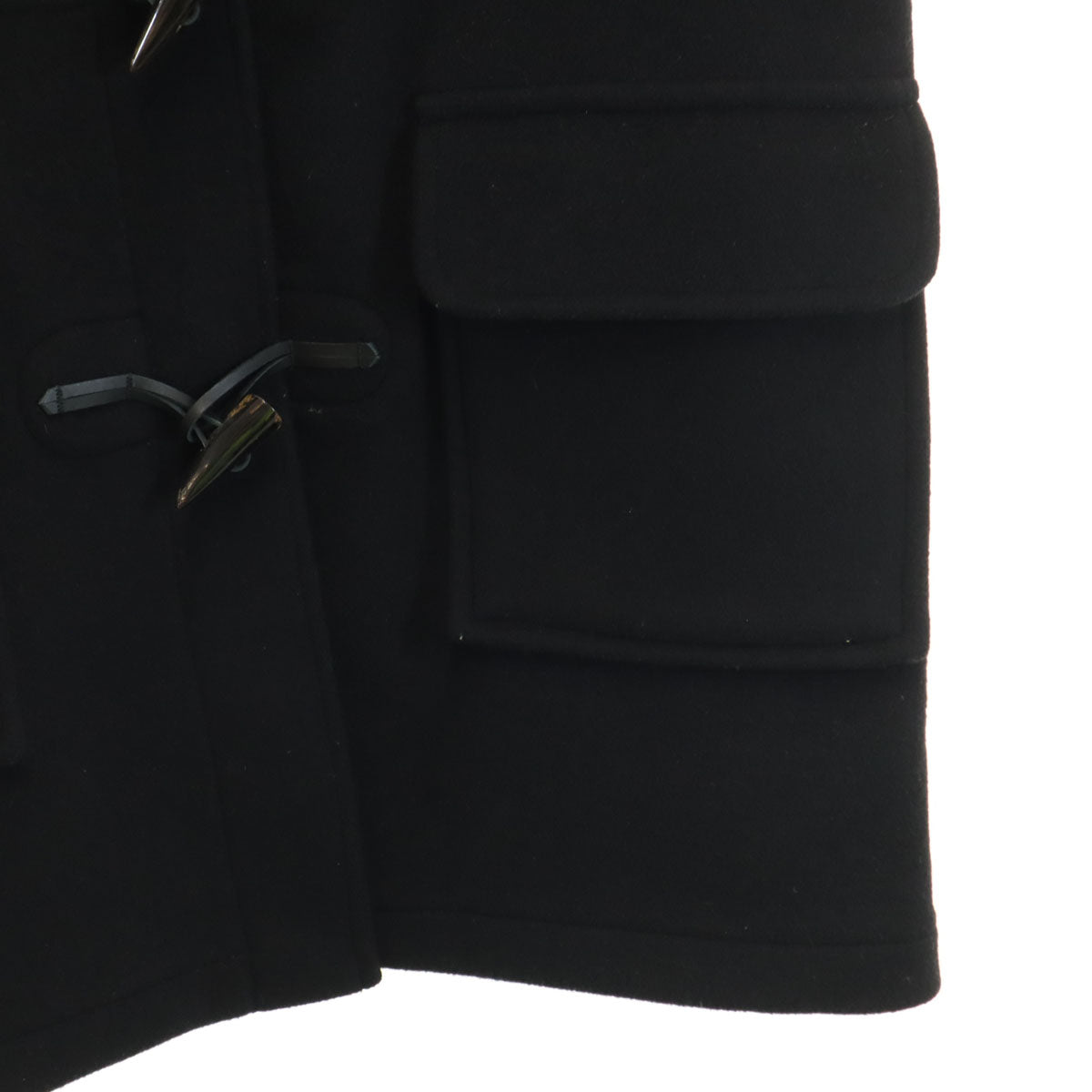 美品 Gloverall グローバーオール イングランド製 ダッフルコート M ブラック メンズ