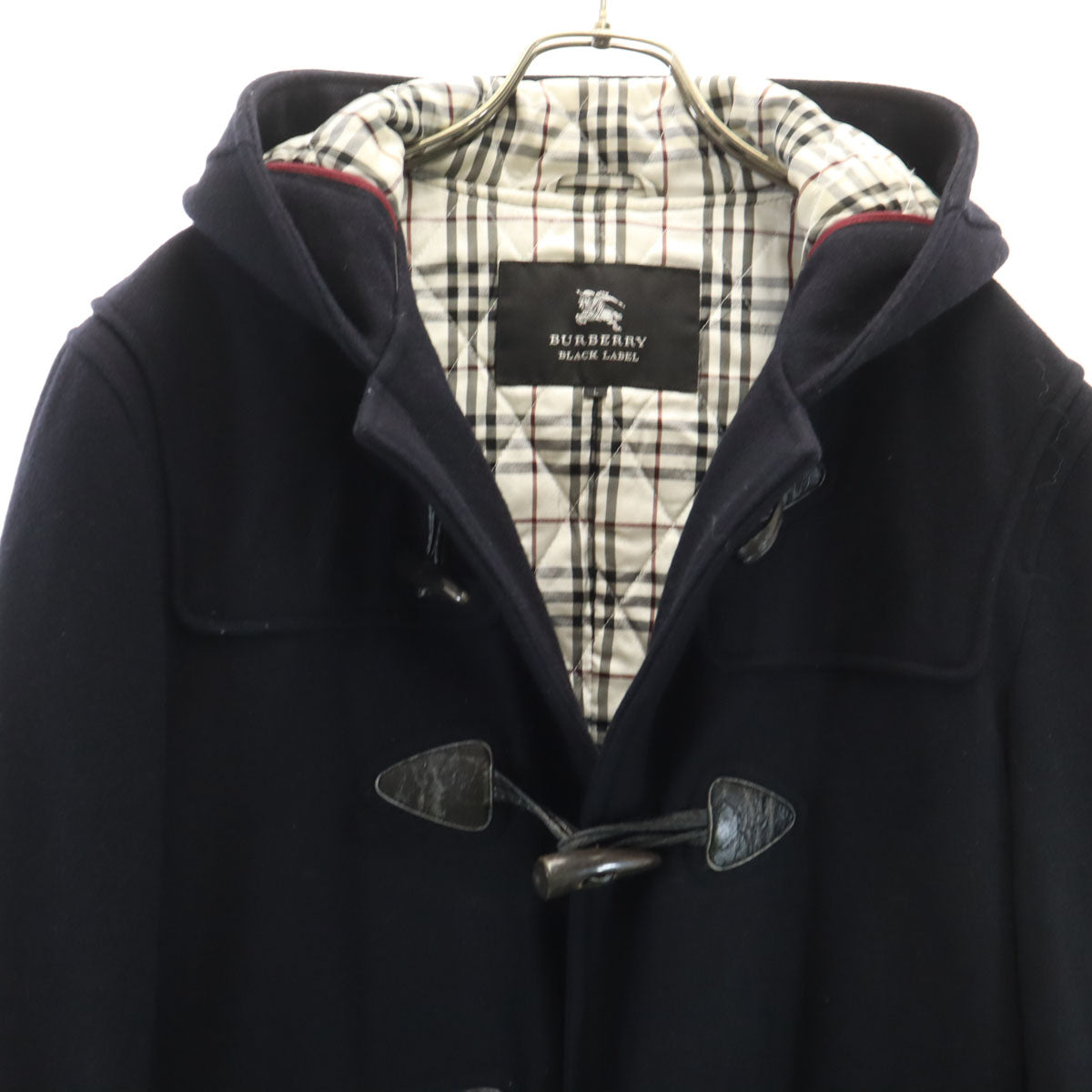 BURBERRY BLACK LABEL バーバリーブラックレーベル ダッフルコート L ネイビー系 三陽商会 メンズ
