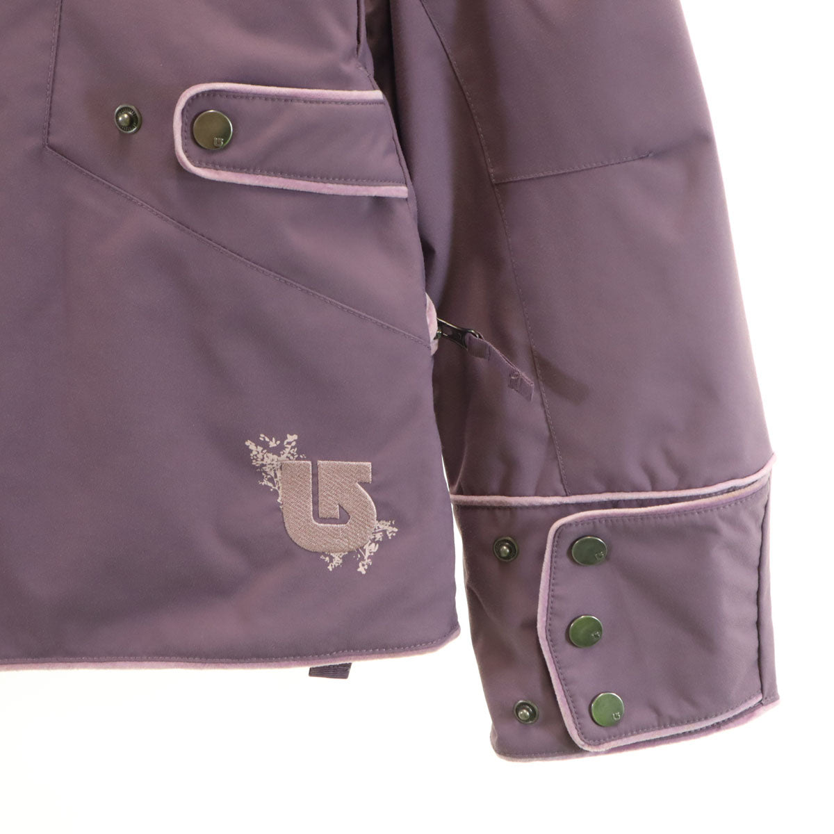 美品 BURTON バートン スノーボード 中綿ジャケット M パープル系 メンズ