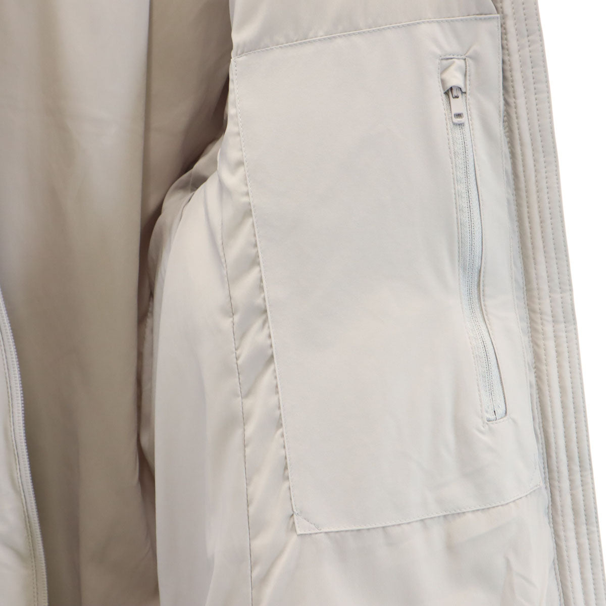 UNIQLO ユニクロ ストレッチシームレス ダウンコート L グレー系 レディース