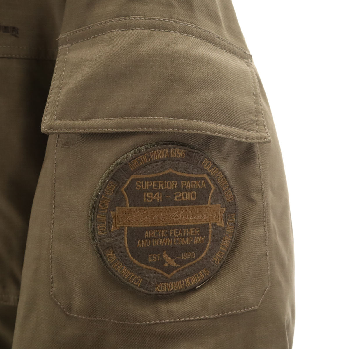 美品 Eddie Bauer エディーバウアー ダウンジャケット M ブラウン メンズ